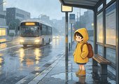 网友小时候上学坐公交的倒霉经历